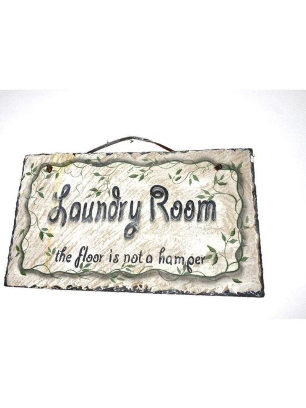 Rectangular Slate Laundry Room Sign - Picture 5 of 11